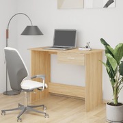 Desk Sonoma Oak 100x50x76 cm Chipboard