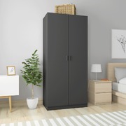 Wardrobe Grey  Chipboard