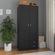 Wardrobe Black / Chipboard