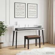 Studio Desk White Compact 110x36x19.5cm