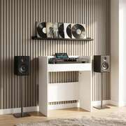 Dj Table White Engineered 102x45x102cm