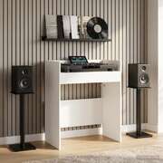 DJ Table White Engineered 82x45x102cm