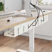 Under Desk Cable Management Tray 2pc White | EXTG