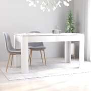 Dining Table White 140x70x76 cm Chipboard