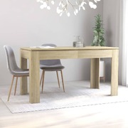 Dining Table Sonoma Oak 140x70x76 cm Chipboard