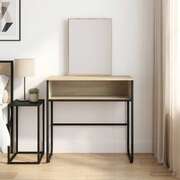 Dressing Table Sonoma Oak Mirror Storage | EXTG