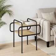 Coffee Table Oak 40cm 40x40x51cm