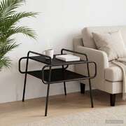 Coffee Table Black Oak Square 50x50x51cm