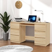 Writing Desk Sonoma Oak 140x50x77 cm Chipboard