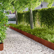 Steel Lawn Edging Rusty 10 Pack 103cm | EXTG