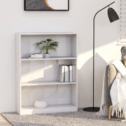 Bookshelf High Gloss White, Chipboard