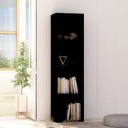Book Cabinet Black 40x30x151.5 cm Chipboard
