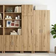 Wall Cabinet Artisan Oak 40cm Engineered Wood | EXTG