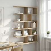 Wall Shelf 12 Compartments Sonoma Oak 70cm | EXTG