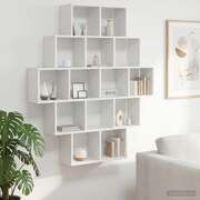 Wall Shelf White 14 Compartments 120cm | EXTG