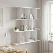White Wall Shelf 11 Compartments 80x96cm | EXTG