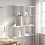 White Wall Shelf 11 Compartments 102cm | EXTG