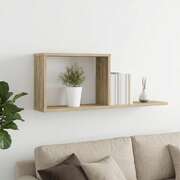 Floating Shelves Sonoma Oak 80cm Engineered Wood | EXTG