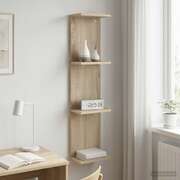 Wall Shelf Sonoma Oak 100cm Engineered Wood | EXTG