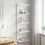 White Wall Shelf 100cm Engineered Wood | EXTG