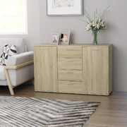 Sideboard Sonoma Oak 120x35.5x75 cm Chipboard