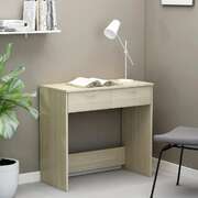 Desk Sonoma Oak 80x40x75 cm Chipboard