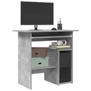 Desk Concrete Grey 80x45x74 cm Chipboard