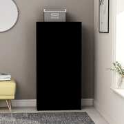 Drawer Sideboard Black 60x35x121 cm Chipboard