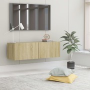 TV Cabinet Sonoma Oak 100x30x30 cm Chipboard
