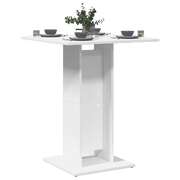 Bistro Table White 60x60x75 cm Chipboard