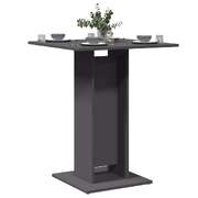 Bistro Table Grey 60x60x75 cm Chipboard