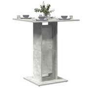Bistro Table Concrete Grey 60x60x75 cm Chipboard