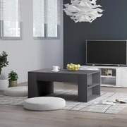 Coffee Table Grey 100x60x42 cm Chipboard