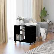 Side Table Black Chipboard