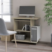 Computer Desk Sonoma Oak 80x50x75 cm Chipboard