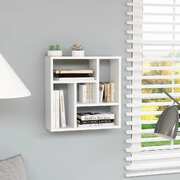 Wall Shelf White Engineered Wood
