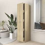 Stylish & Durable Apothecary Cabinet Sonoma Oak  Engineered Wood