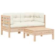 Versatile 3 Piece Garden Lounge Set Daily Living Essential Boho 