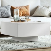 Coffee Table White, Engineered Wood