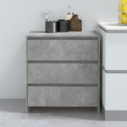 Buffets & Sideboard Storage Concrete Grey Chipboard