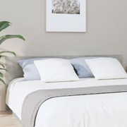 Bed Headboard Concrete Grey Engineered Wood