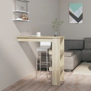Wall Bar Table Sonoma Oak Engineered Wood