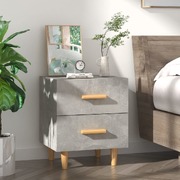 Bed Cabinet Concrete Grey