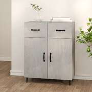 Sideboard Concrete Grey Engineered Wood