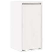Wall Cabinet White Solid Wood Pine