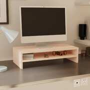 Monitor Stand Natural Solid Wood Pine