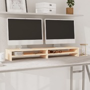 Monitor Stand Entertainment Centre Solid Wood Pine