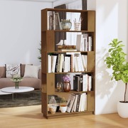 Book Cabinet/Shelving Honey Brown Solid Wood