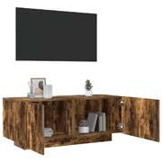 TV Cabinet Smoked Oak Engineered Wood
