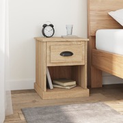 Twin Oak Echo: Set of 2 Sonoma Oak Engineered Wood Bedside Cabinets